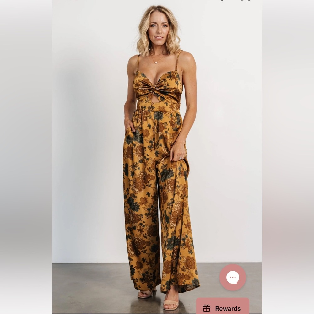 Baltic Born Khloe Wide Leg Floral Jumpsuit